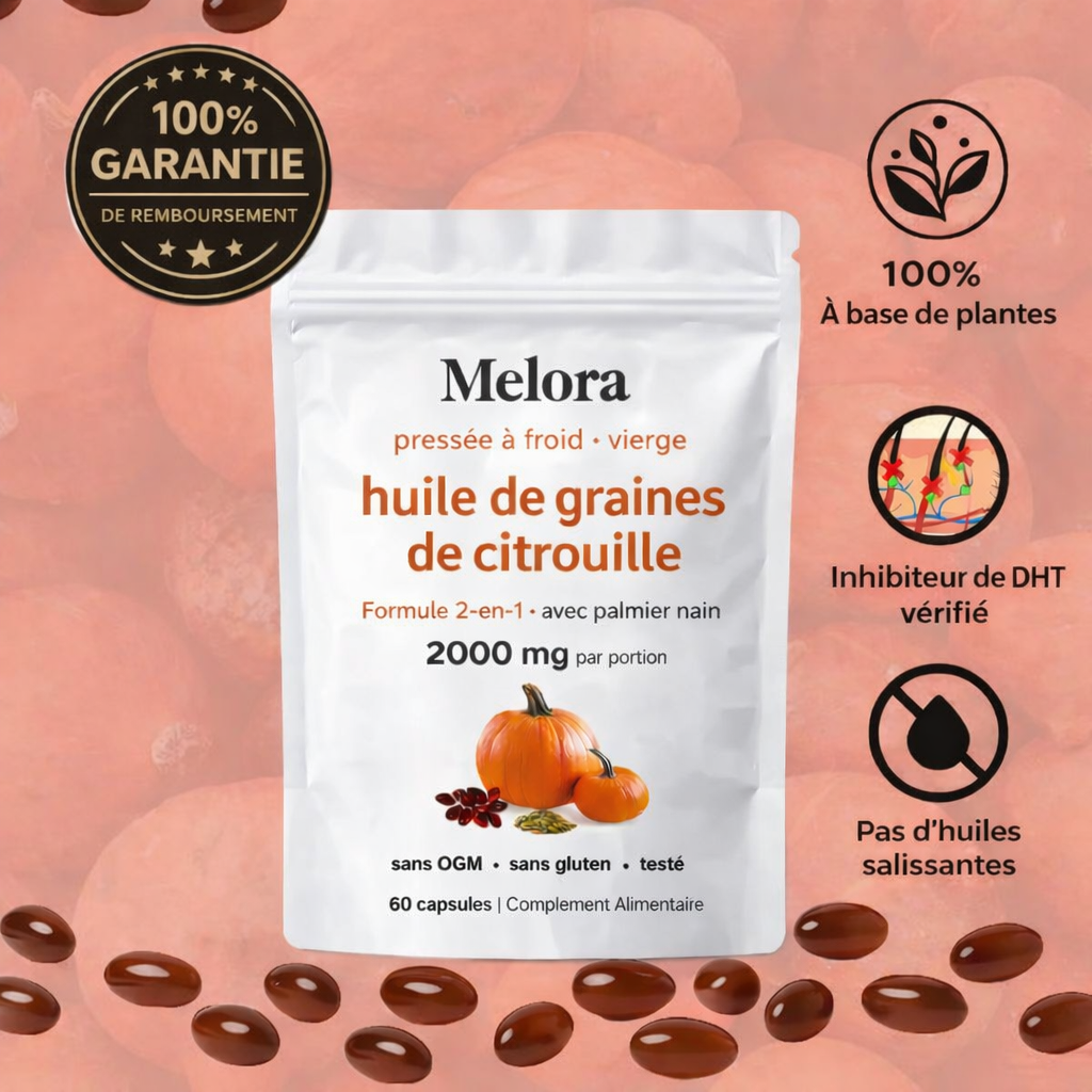 Melora™ Gélules Anti-Chute Repousse & Renforce Naturellement