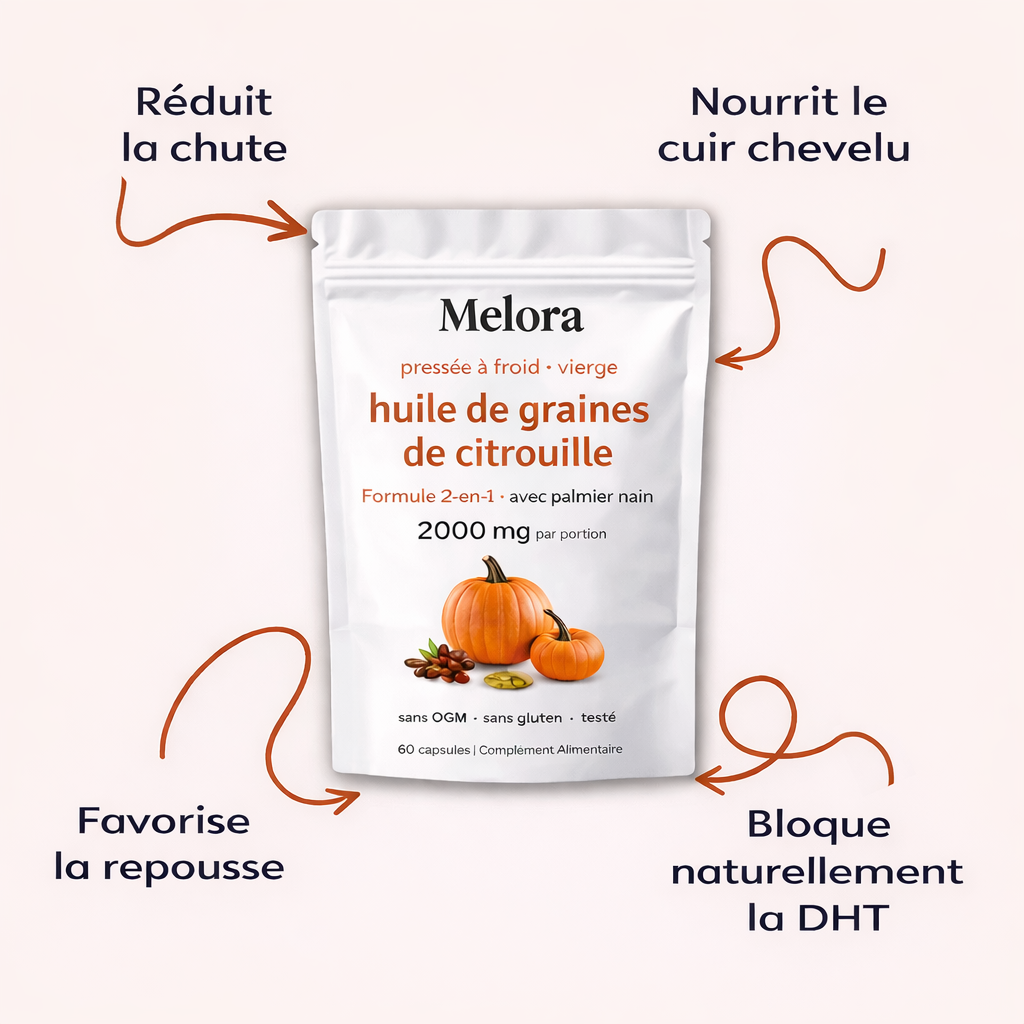Melora™ Gélules Anti-Chute Repousse & Renforce Naturellement